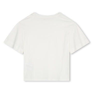Chloè T-shirt boxy con stampa logo