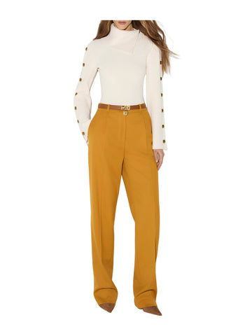 Pullover in maglia con bottoni gioiello