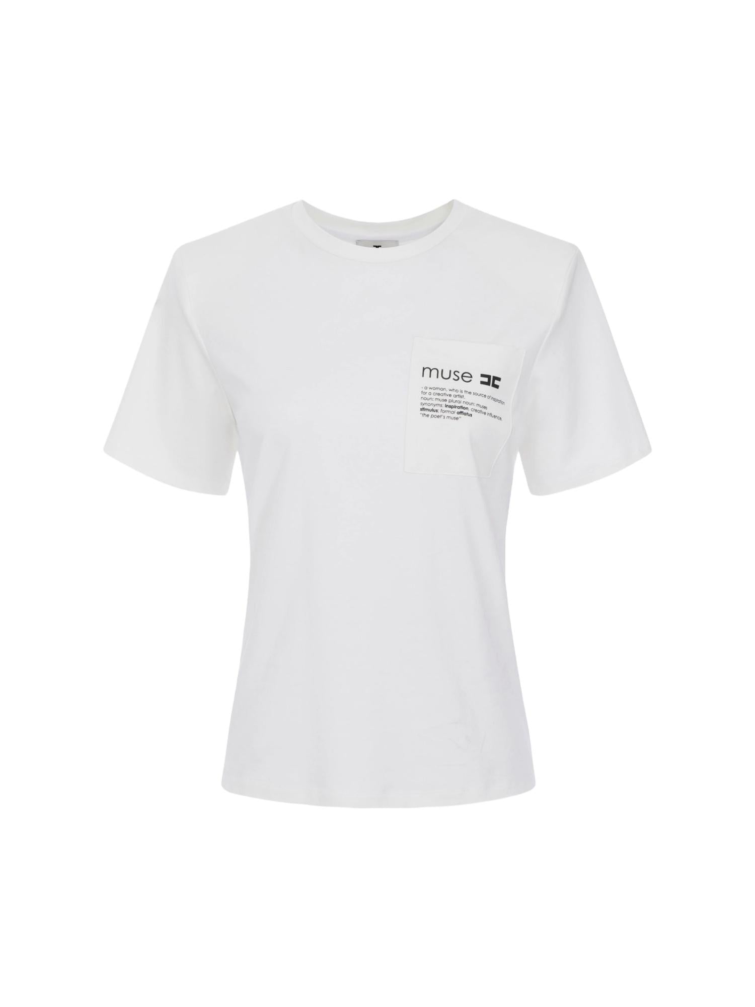 Elisabetta Franchi T-shirt con taschino