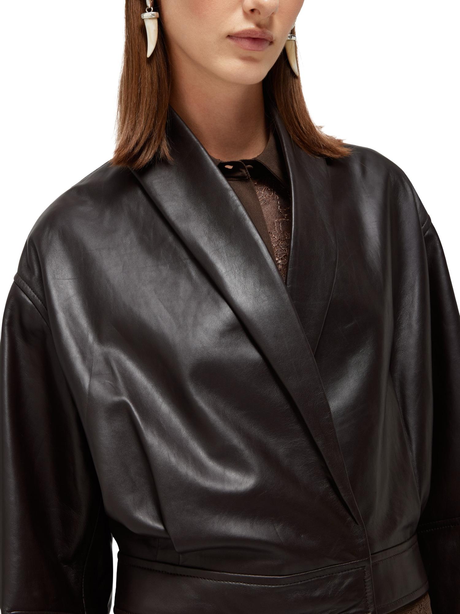 Blugirl Bomber in vera pelle