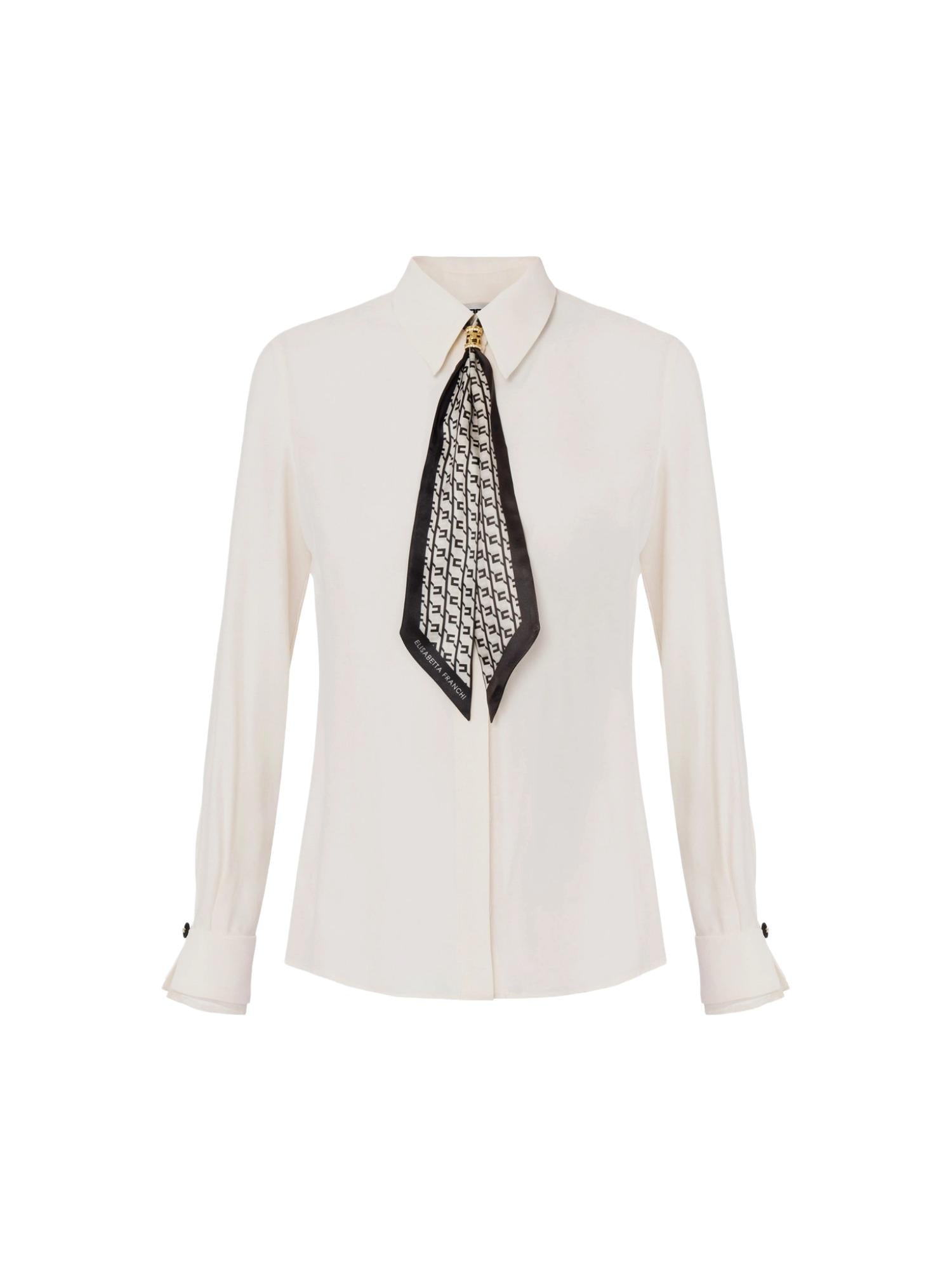 Elisabetta Franchi Camicia con foulard