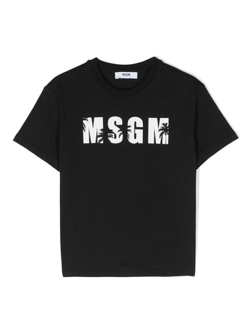 MSGM T-shirt con logo Palm