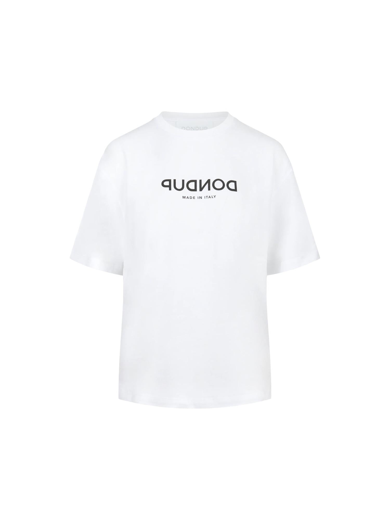 Dondup T-shirt con logo a specchio