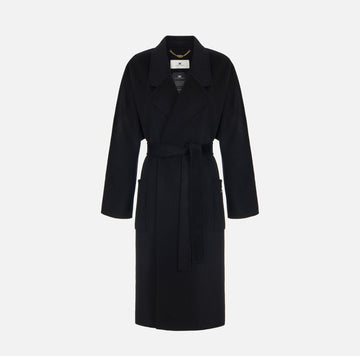 Cappotto in panno double di lana