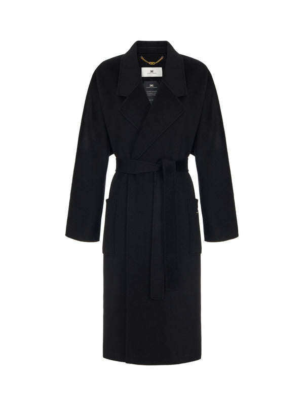Cappotto in panno double di lana