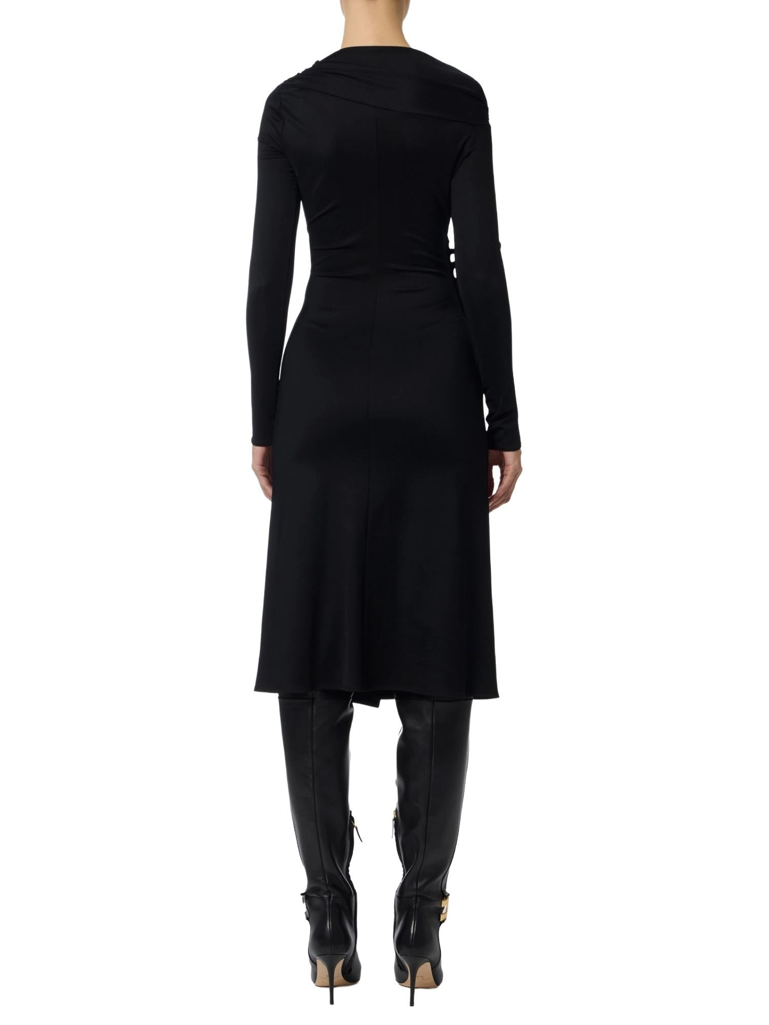 Elisabetta Franchi Abito con bottoni gioiello