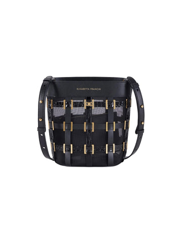 Elisabetta Franchi Borsa a secchiello in rete