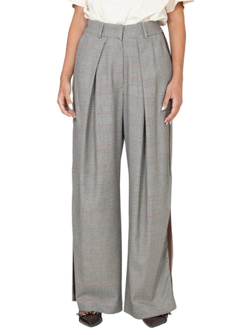 Marc Ellis Pantalone a quadri con banda laterale