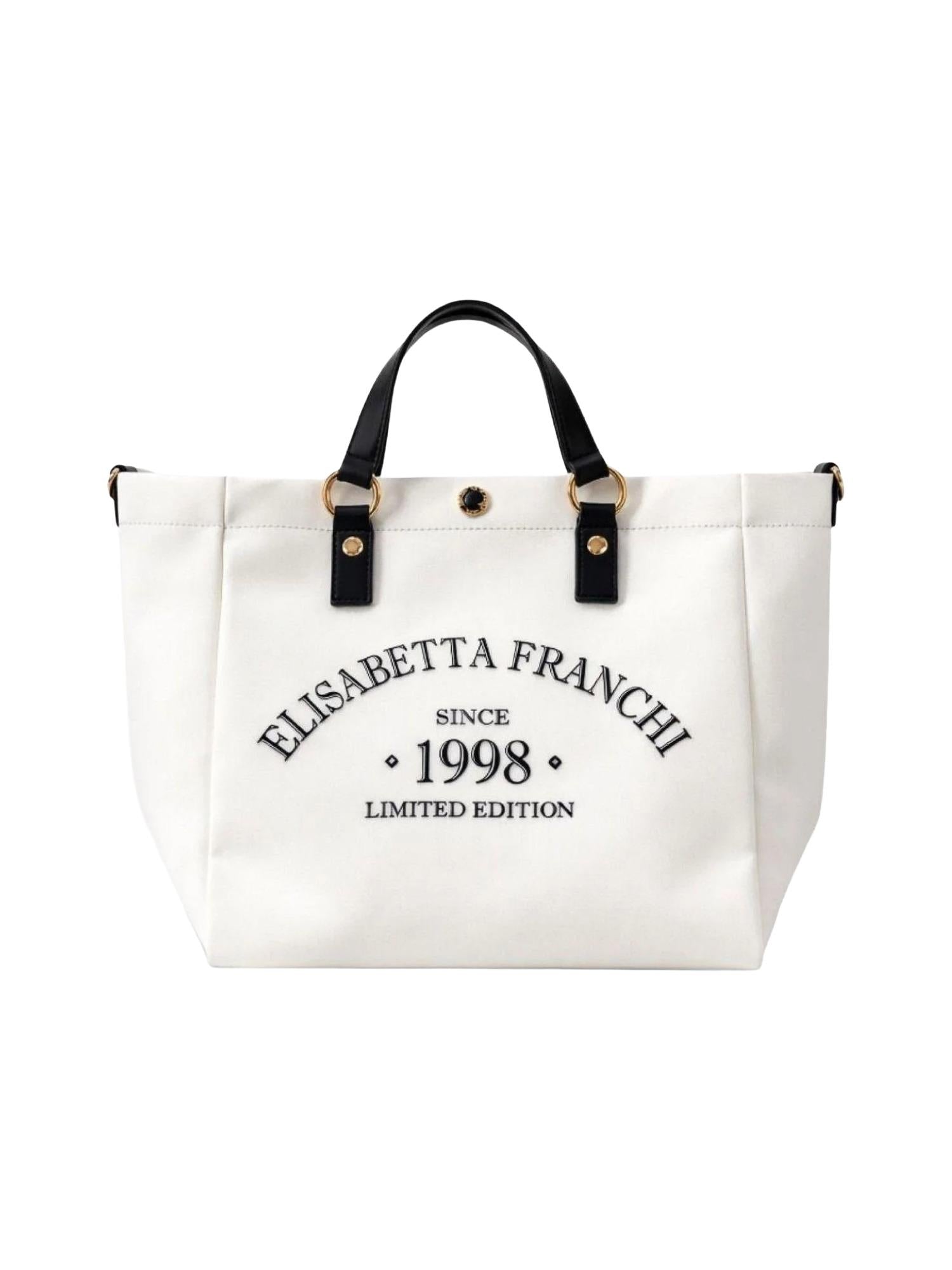 Elisabetta Franchi Borsa tote con logo