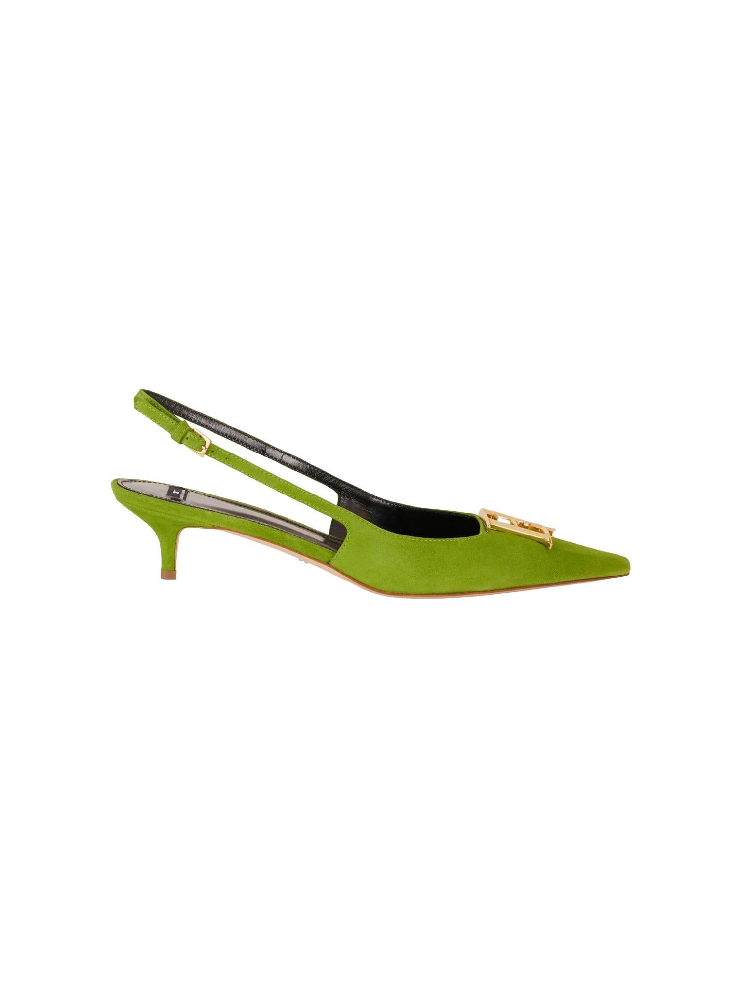 Elisabetta Franchi Slingback in suede 3 cm