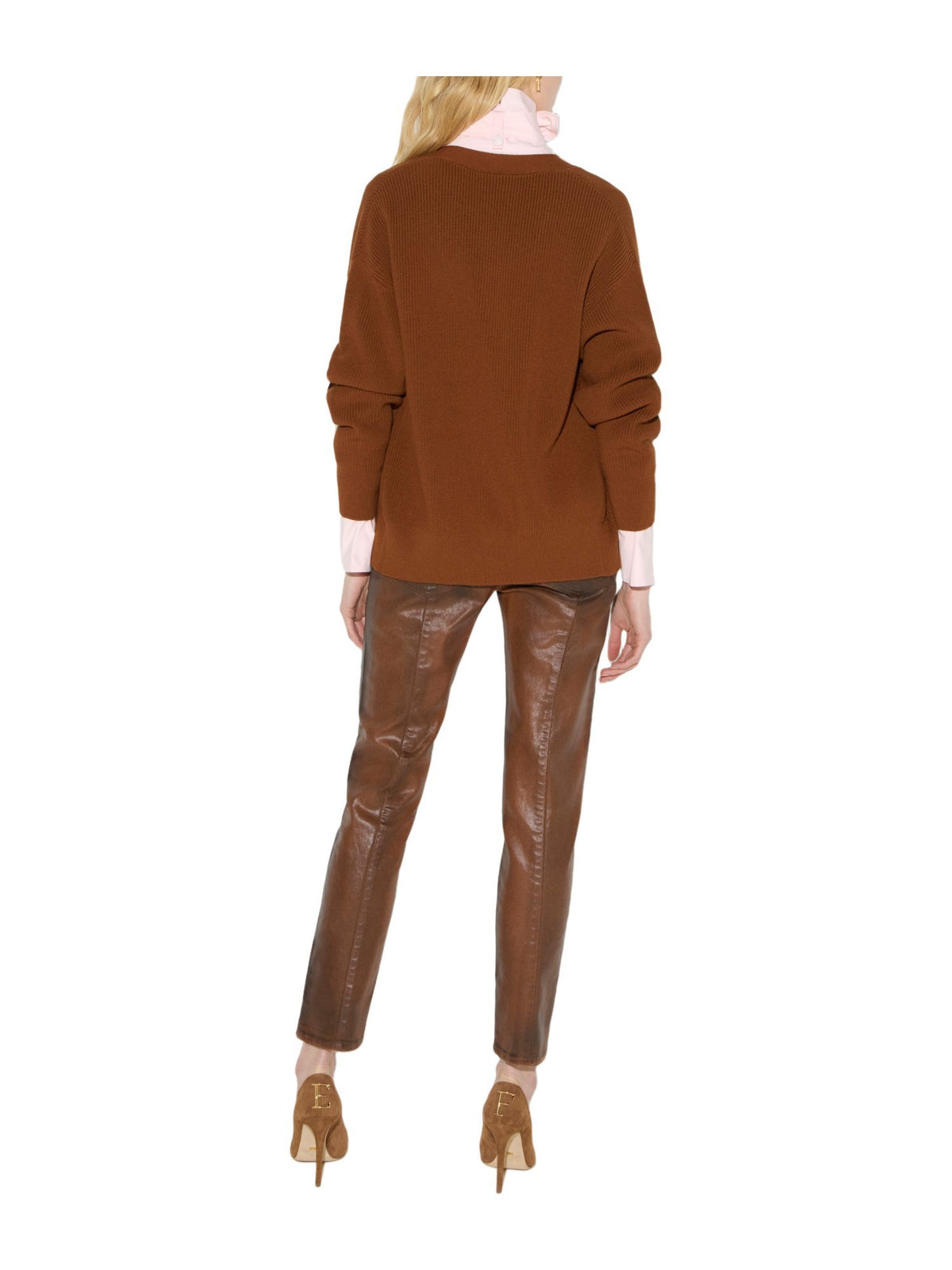 Cardigan in maglia con bottoni gioiello