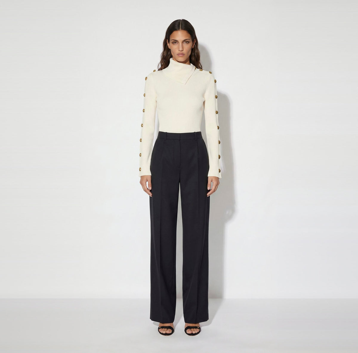 Pantaloni in gabardina