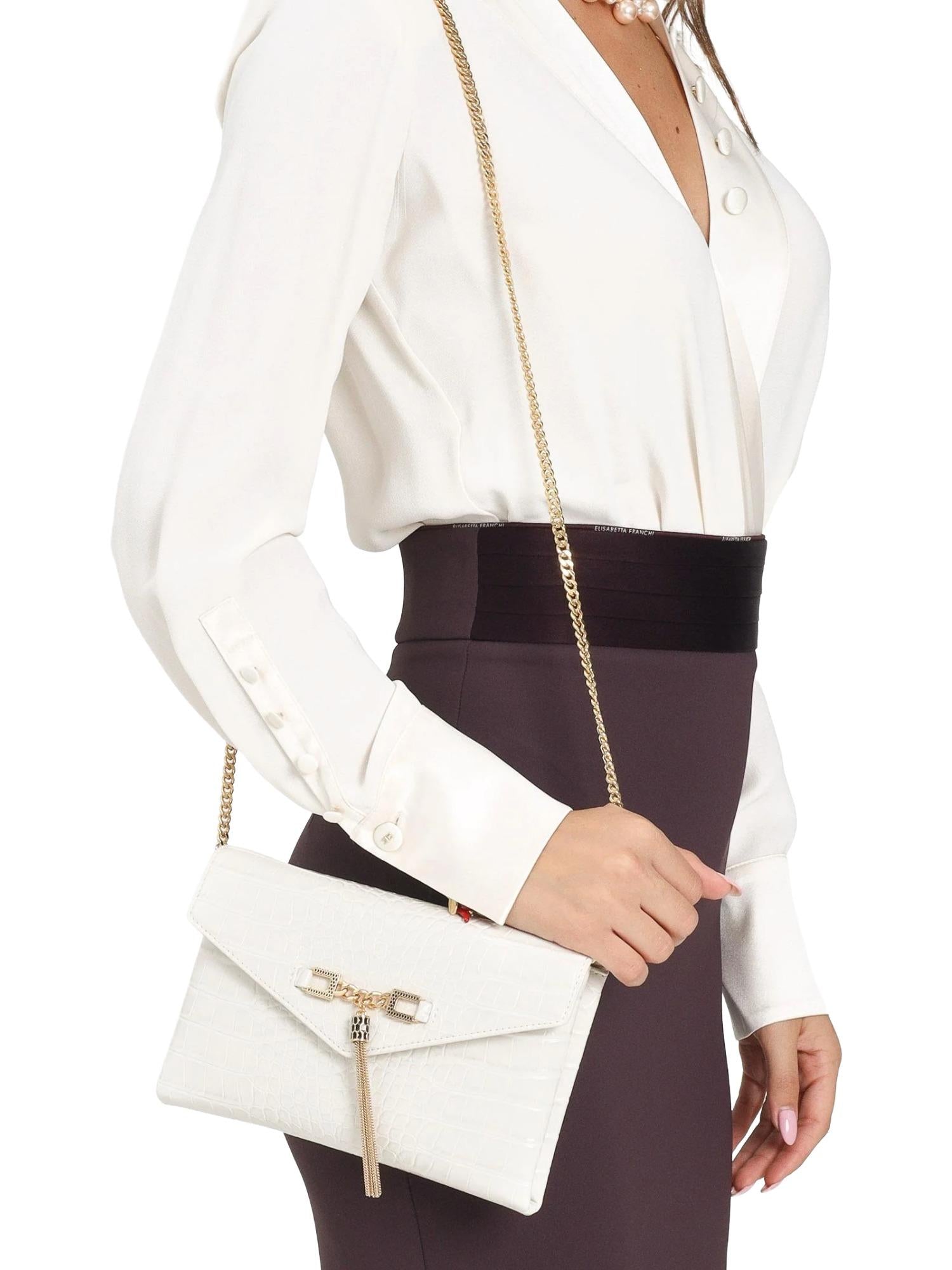 Elisabetta Franchi Pochette con nappina