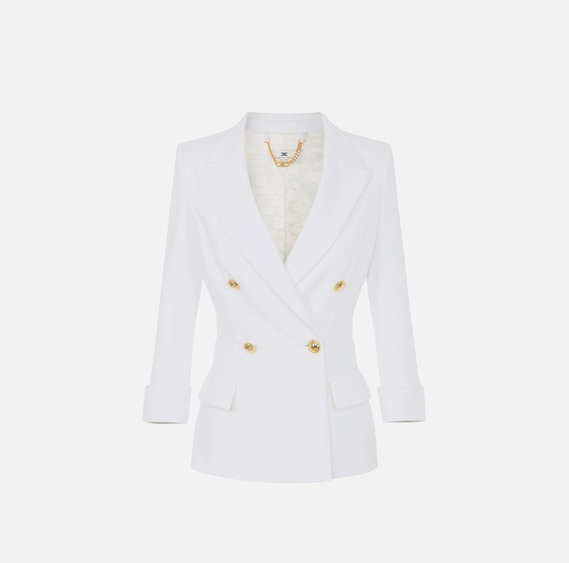 Giacca in doppio crêpe stretch