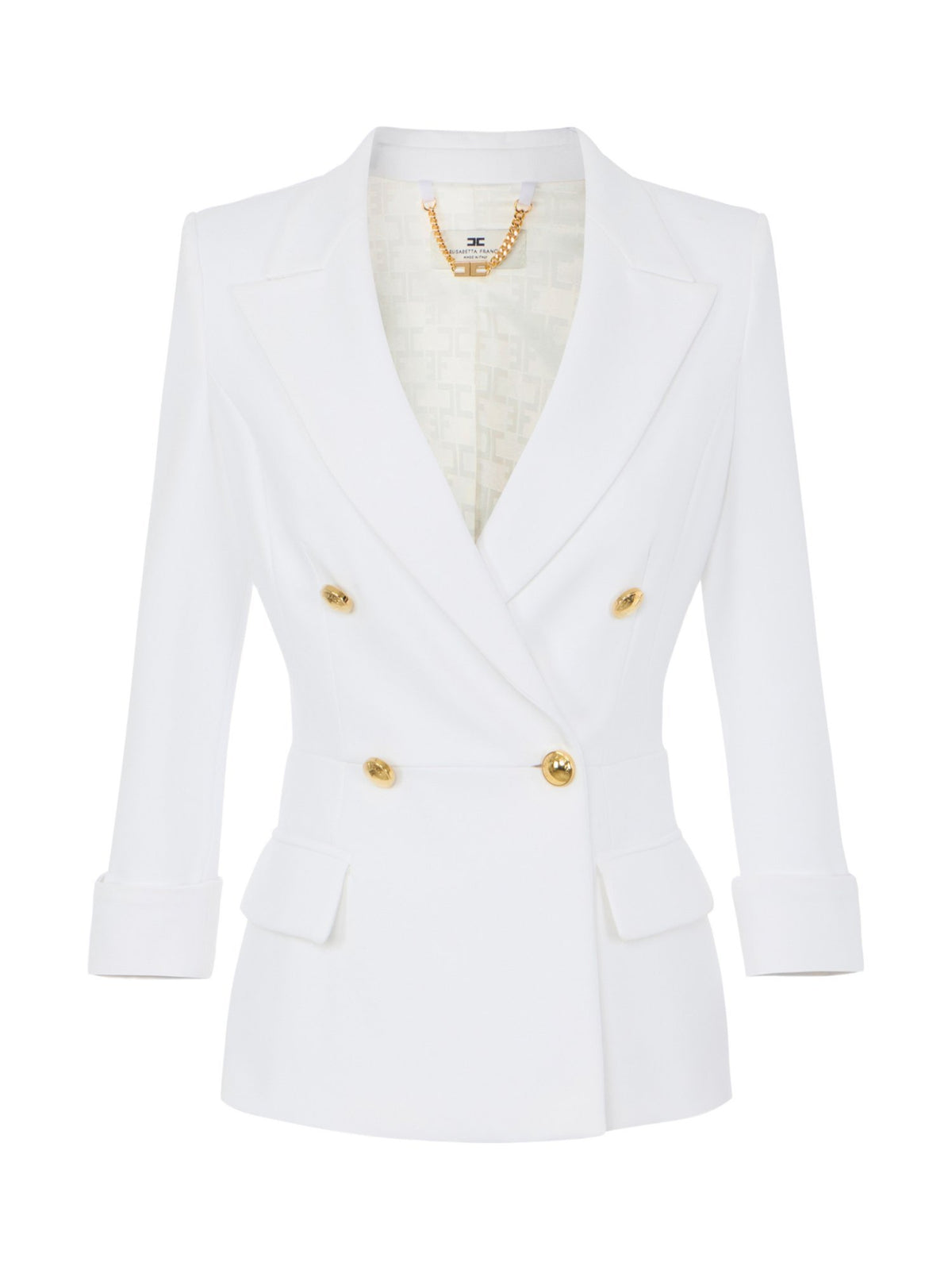 Giacca in doppio crêpe stretch