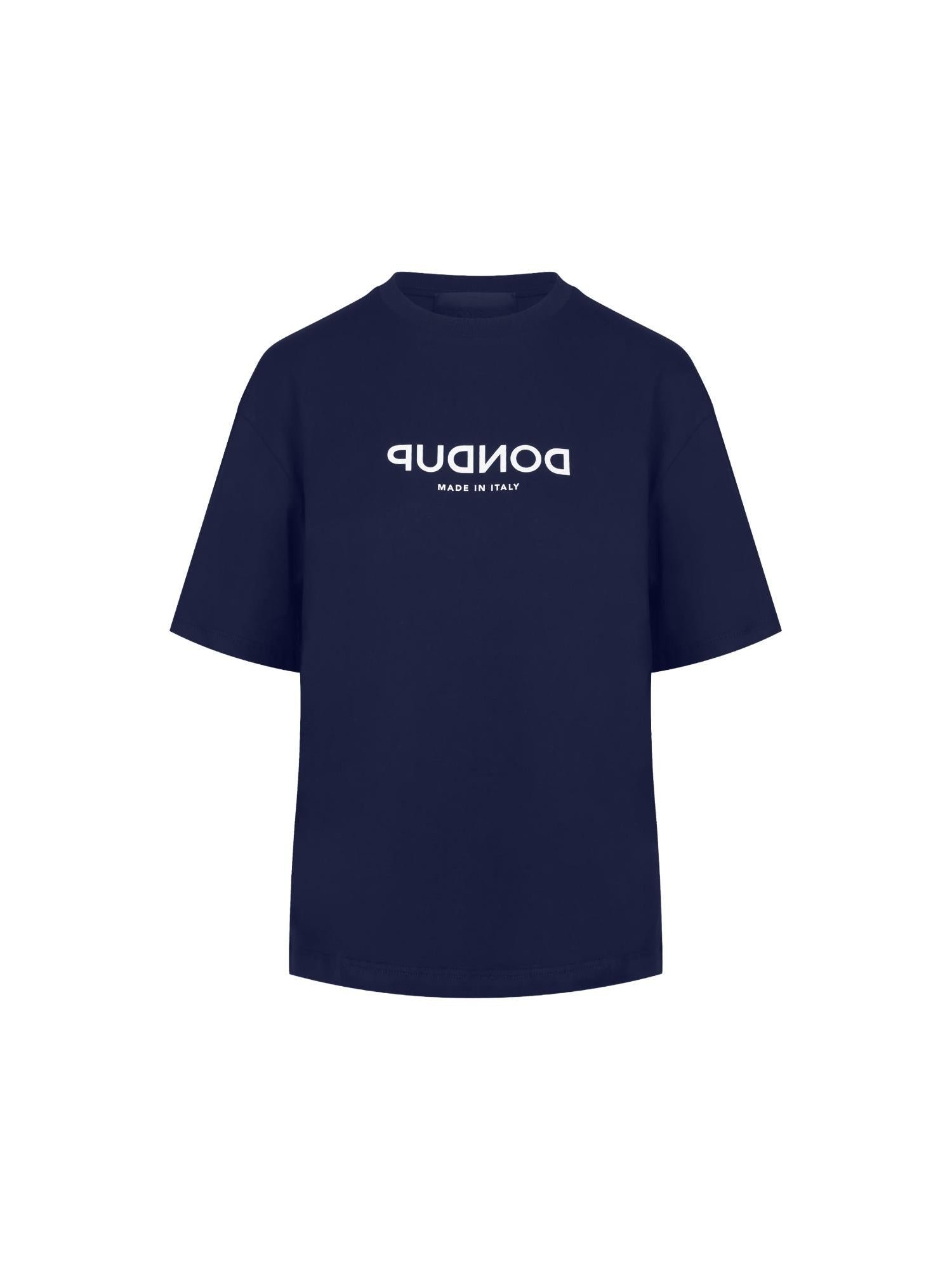 Dondup T-shirt con logo a specchio