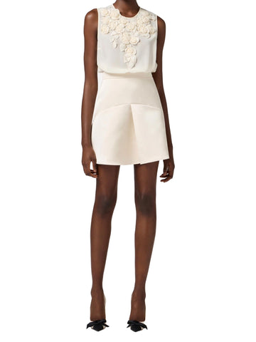 Elisabetta Franchi Abito con rose ricamate