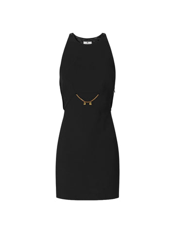 Elisabetta Franchi Abito con catena charms