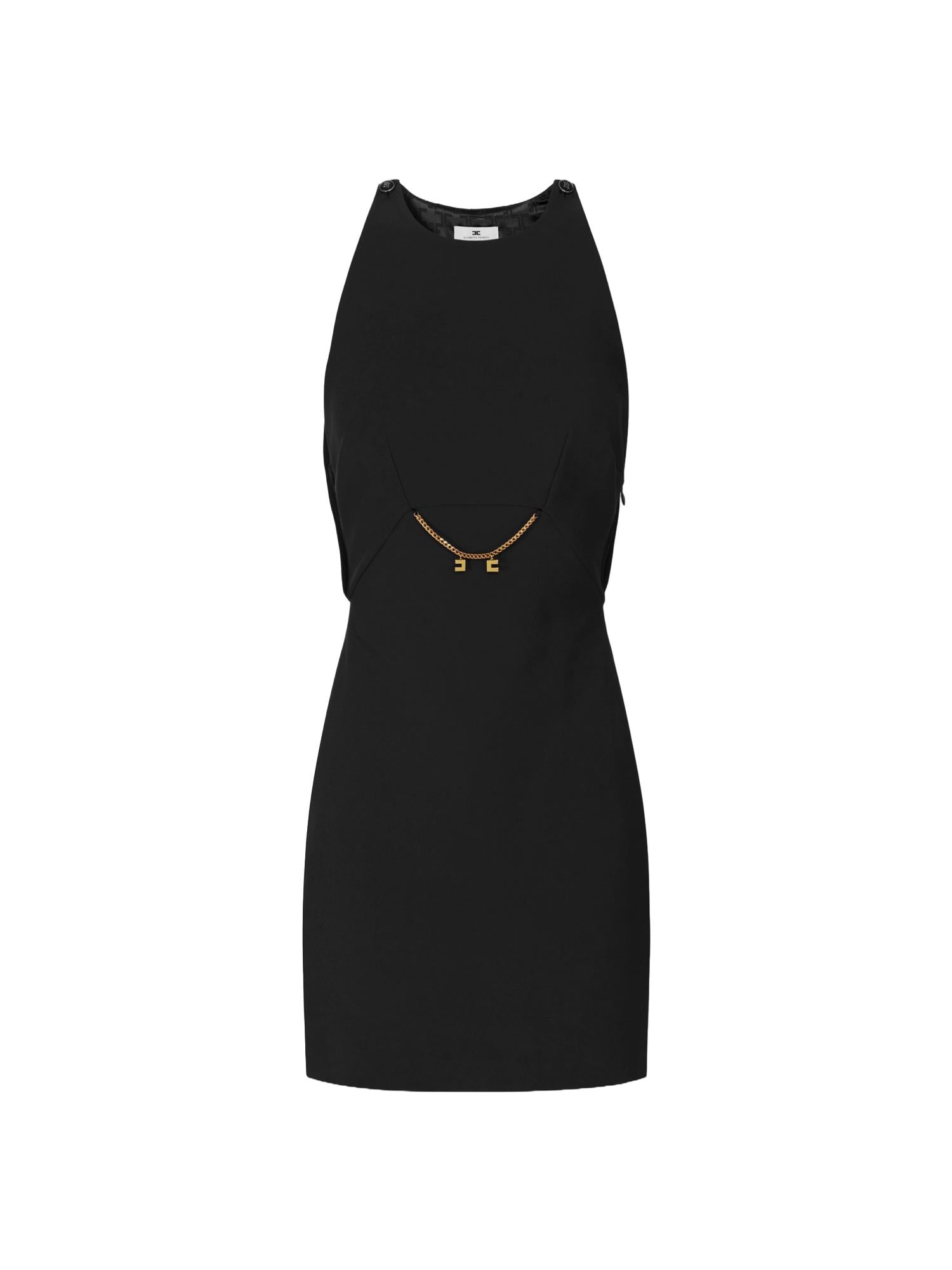 Elisabetta Franchi Abito con catena charms
