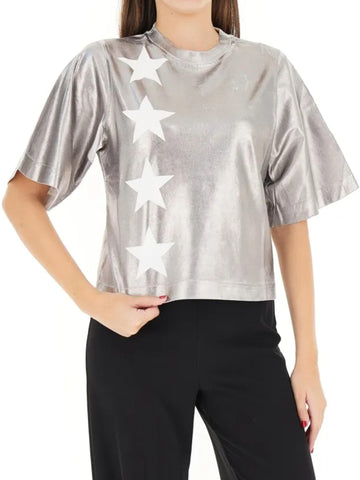 Pinko T-shirt métallisée Immaturo