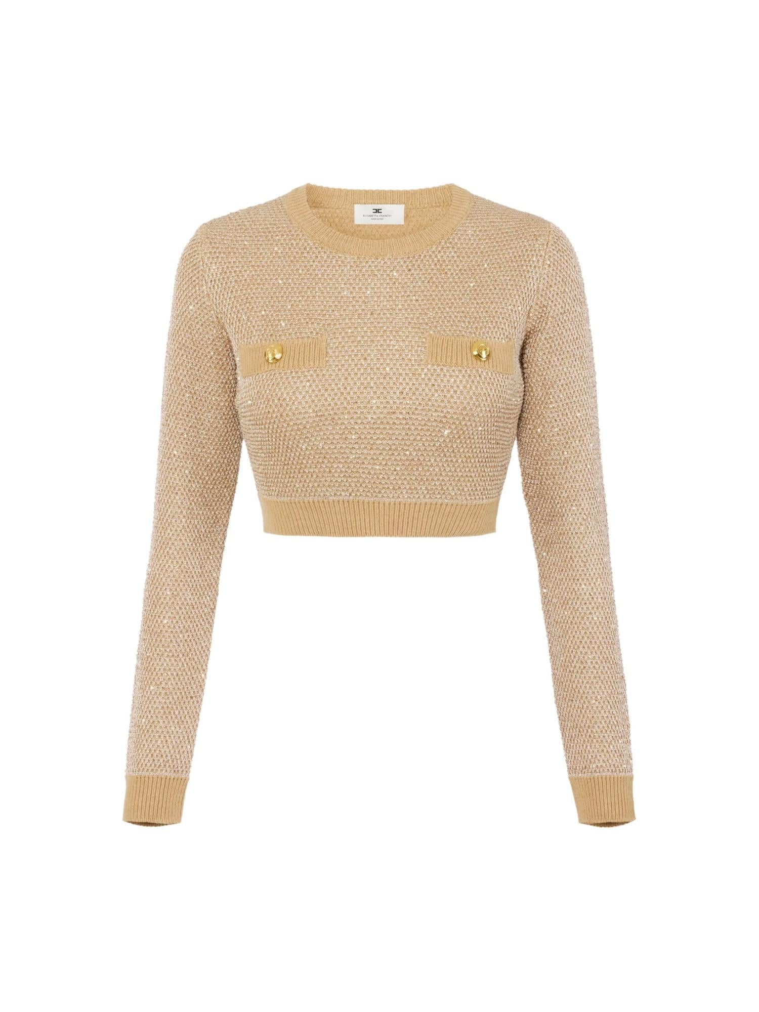 Elisabetta Franchi Maglia con paillettes