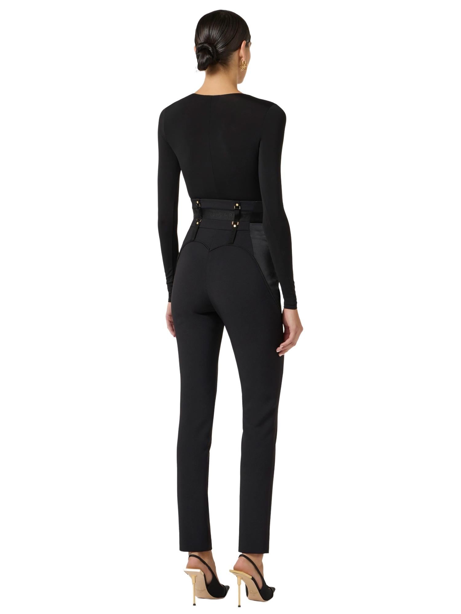 Elisabetta Franchi Pantalone con costruzione bustier