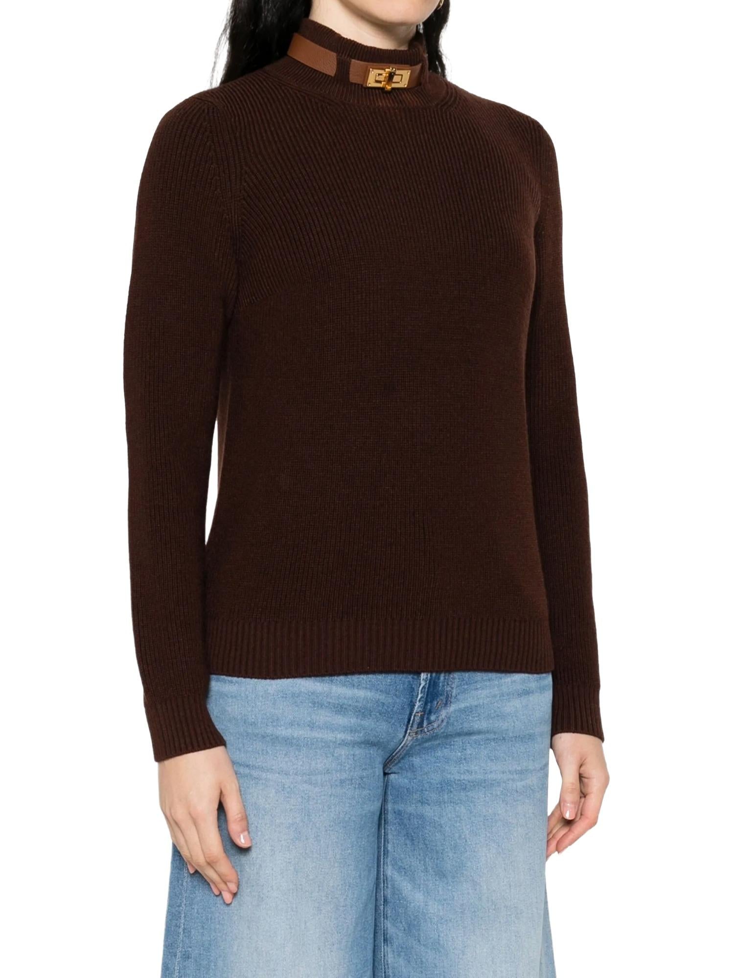 Elisabetta Franchi Maglia con cinturino gioiello