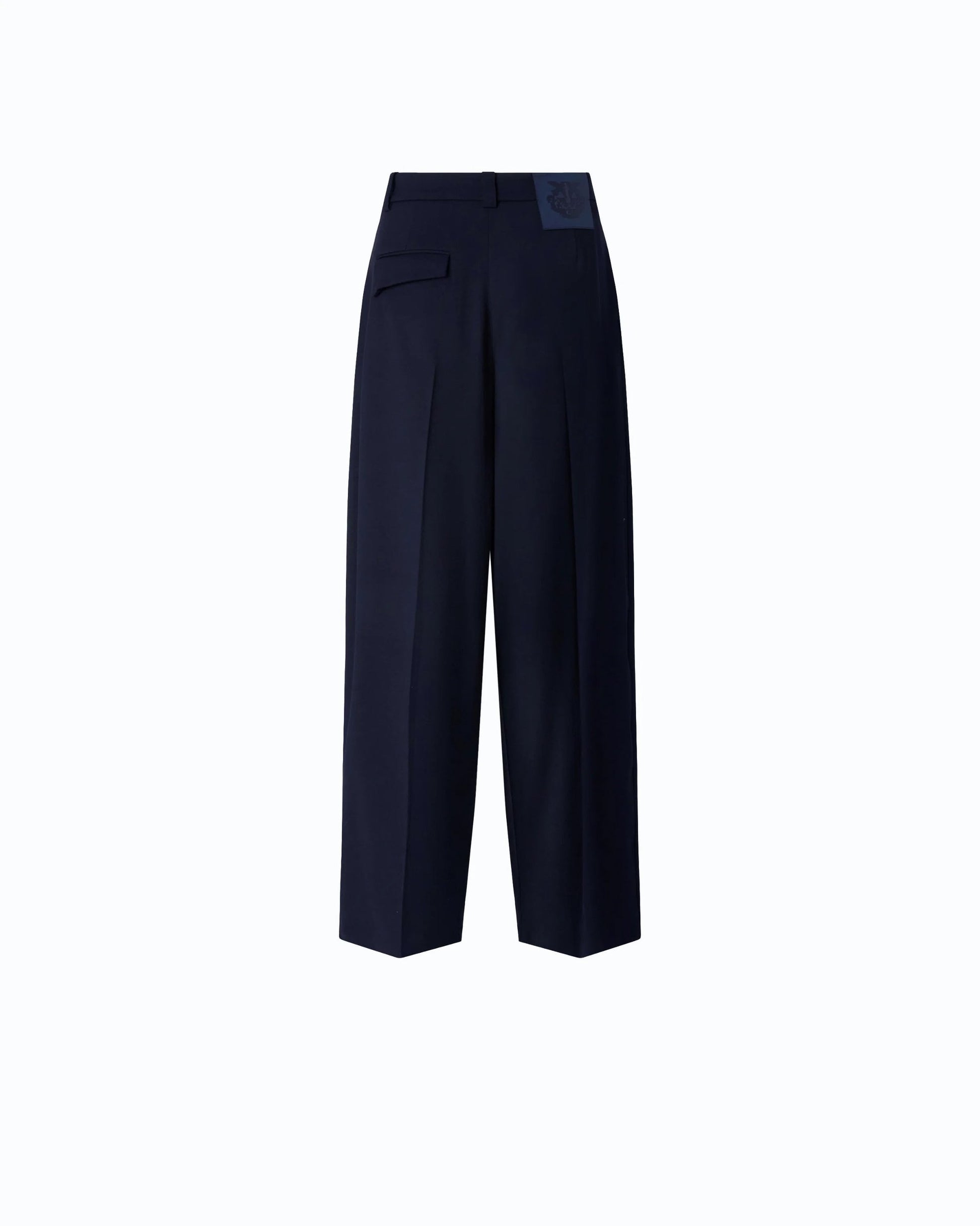 Pinko Pantalone Barrel Fit in Misto Lana Stretch donna