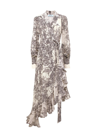 Blugirl Abito a portafoglio con stampa pizzo