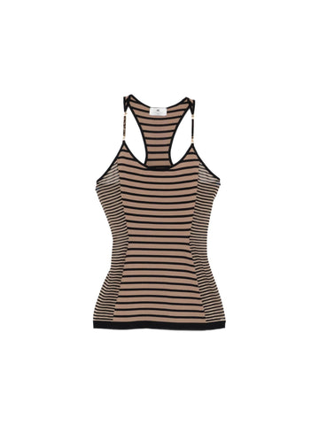 Elisabetta Franchi Top in maglia a righe