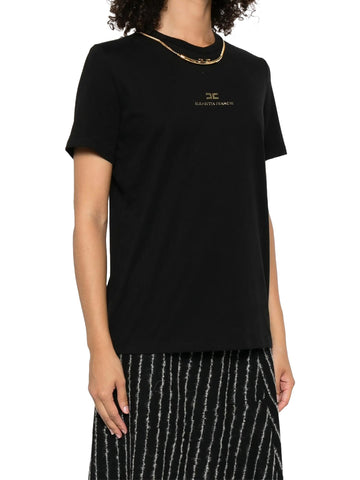 Elisabetta Franchi T-shirt con collana logata