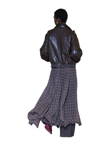 Giacca Oversize in Ecopelle