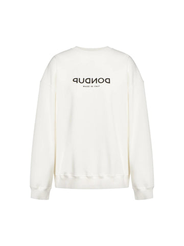Dondup Felpa con logo a specchio