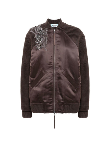 Blugirl Bomber con applicazione in cristalli