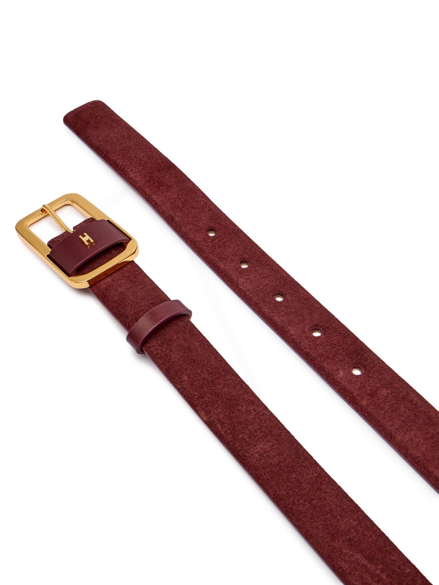 Elisabetta Franchi Cintura scamosciata con fibbia 2,5 cm