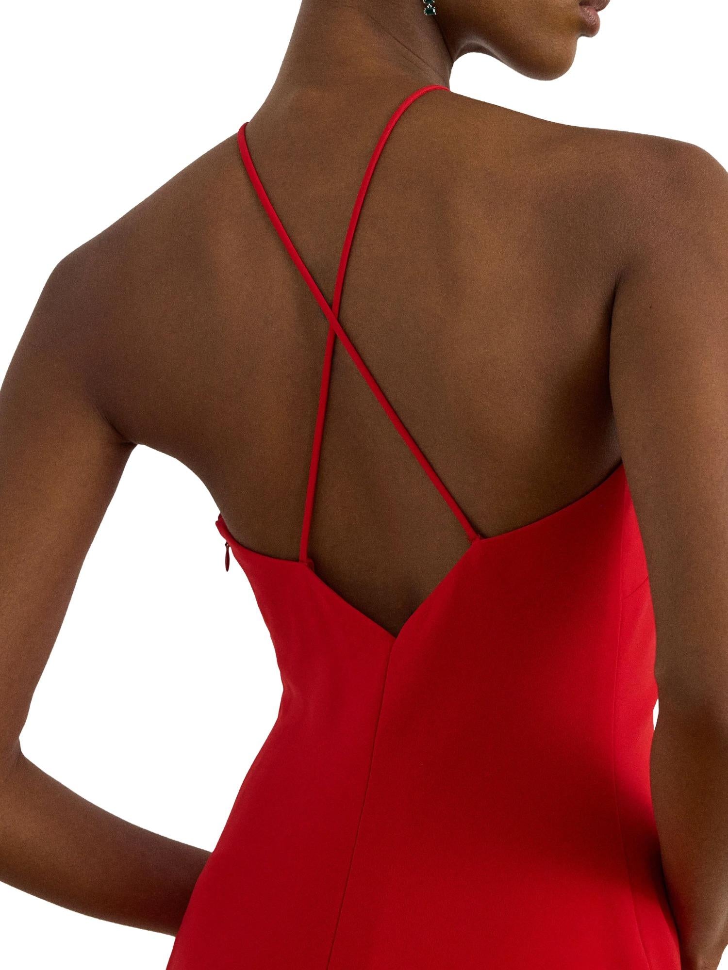Lauren Ralph Lauren lange jurk met split