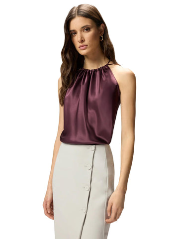 Pinko Top satinato carota