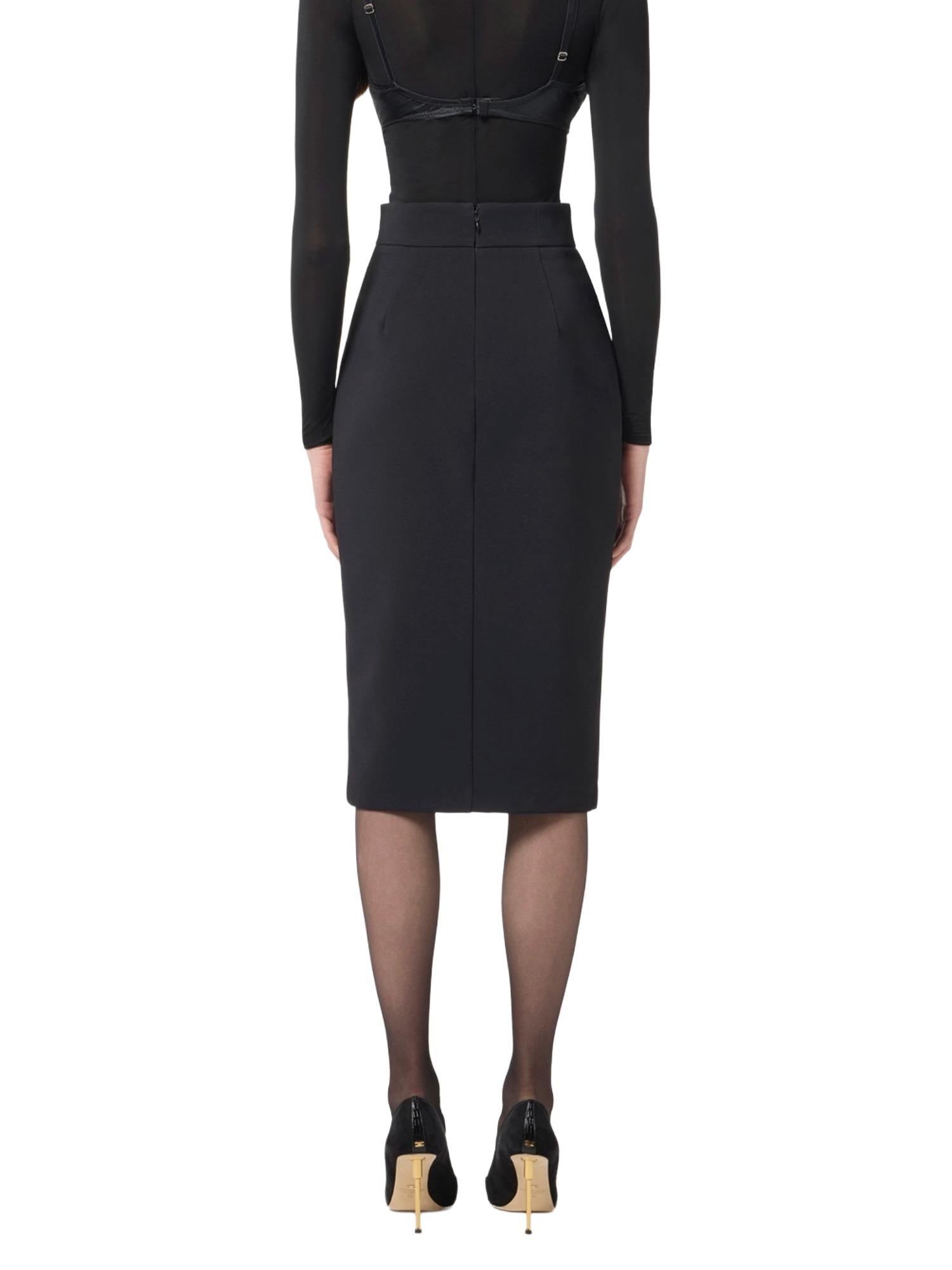 Elisabetta Franchi Gonna midi con zip