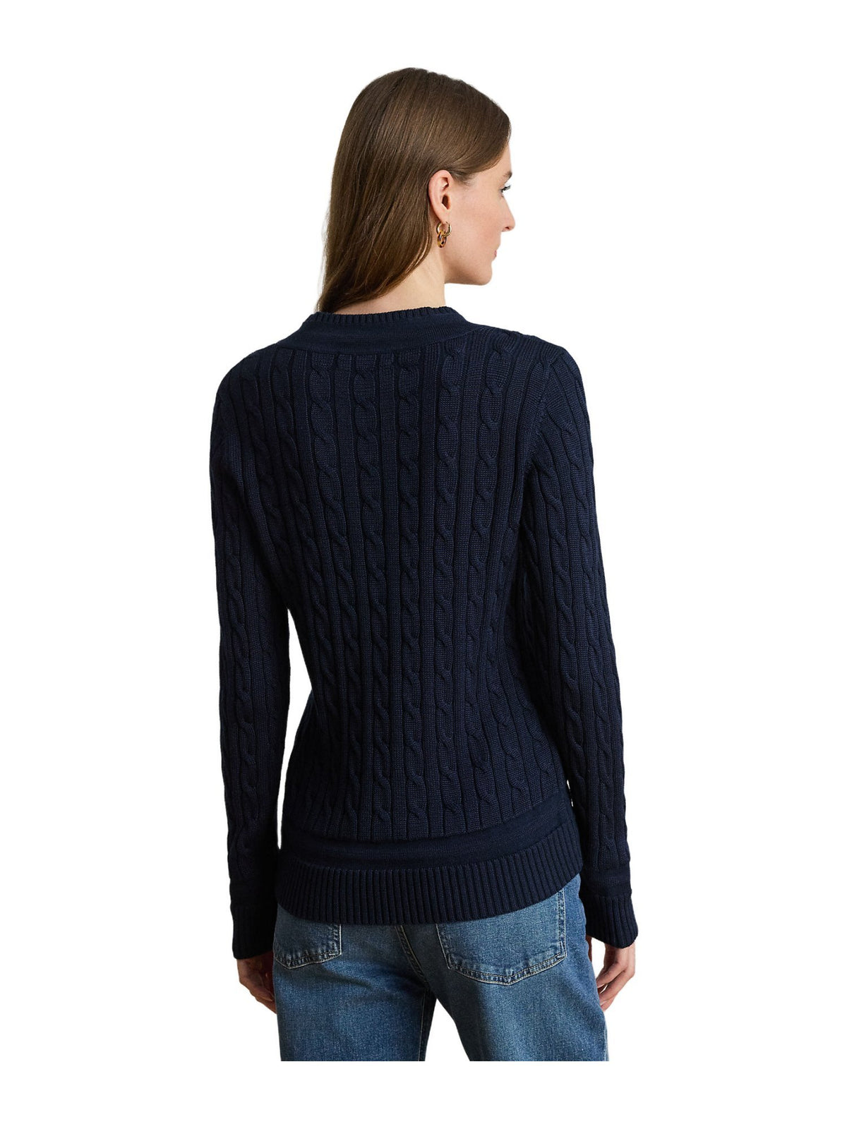 Maglione da cricket a lavorazione a trecce