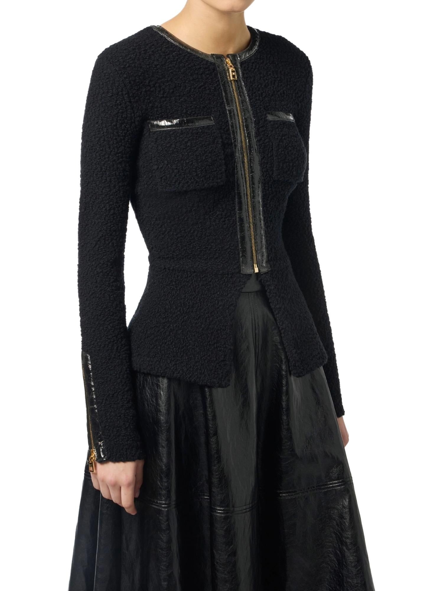 Elisabetta Franchi Cardigan in maglia bouclè