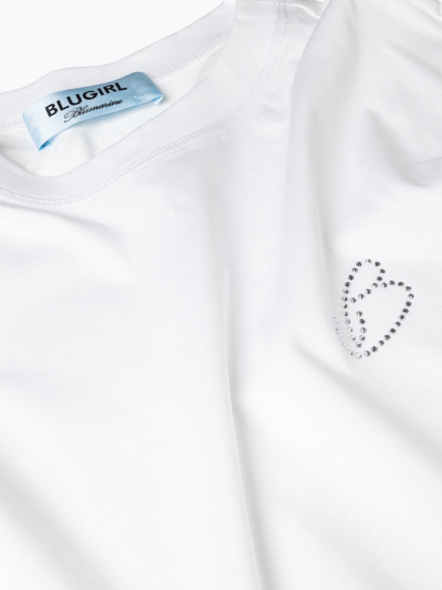 Blugirl T-shirt oversize con cristalli