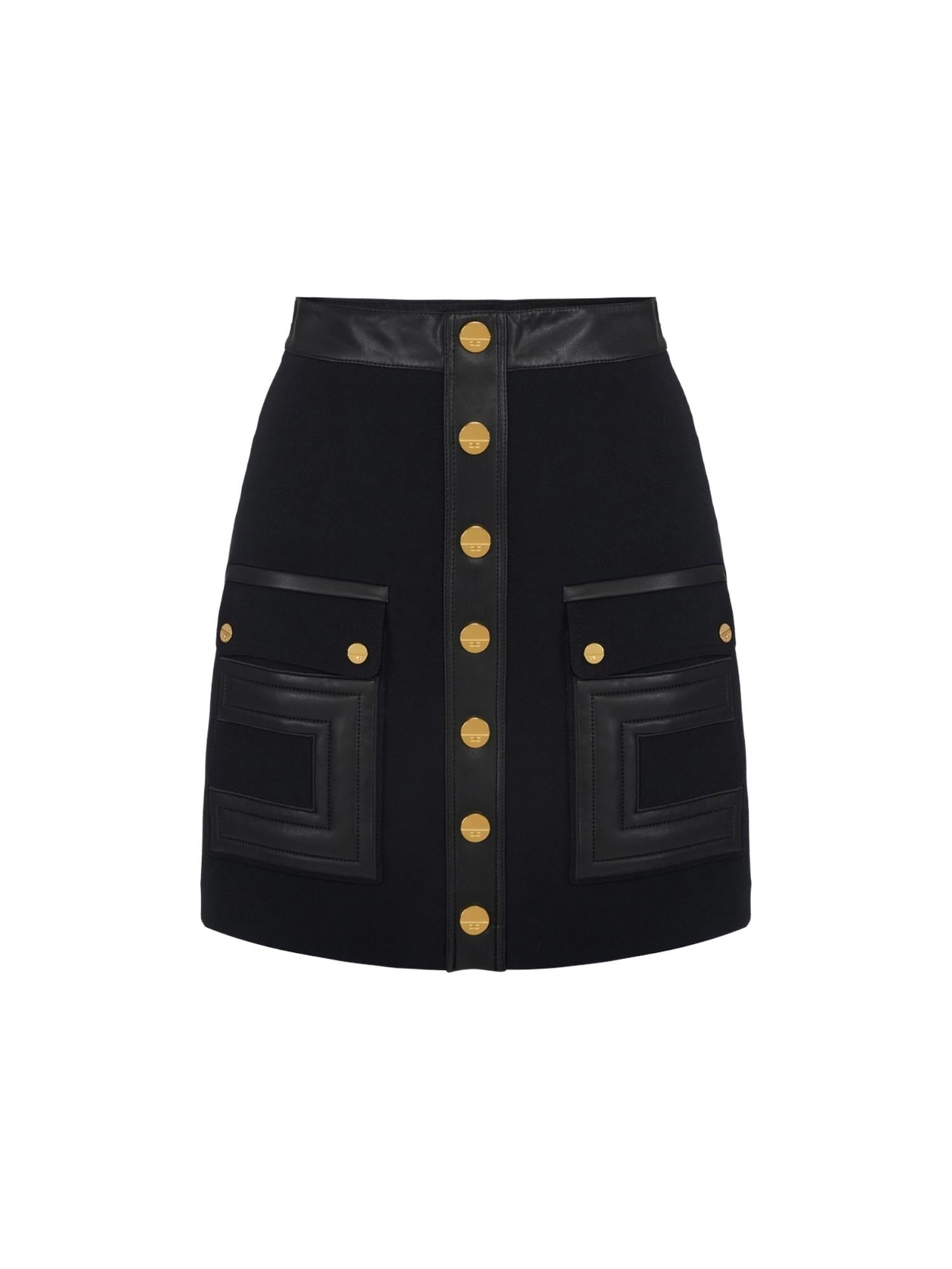 Elisabetta Franchi Gonna con dettagli logo