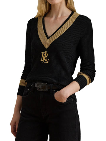 Lauren Ralph Lauren Pull à col en V Meren