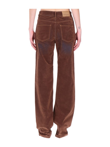 Pantalone a Gamba Ampia con Tasche