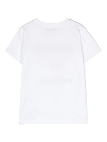 Moschino T-shirt con logo ricamato