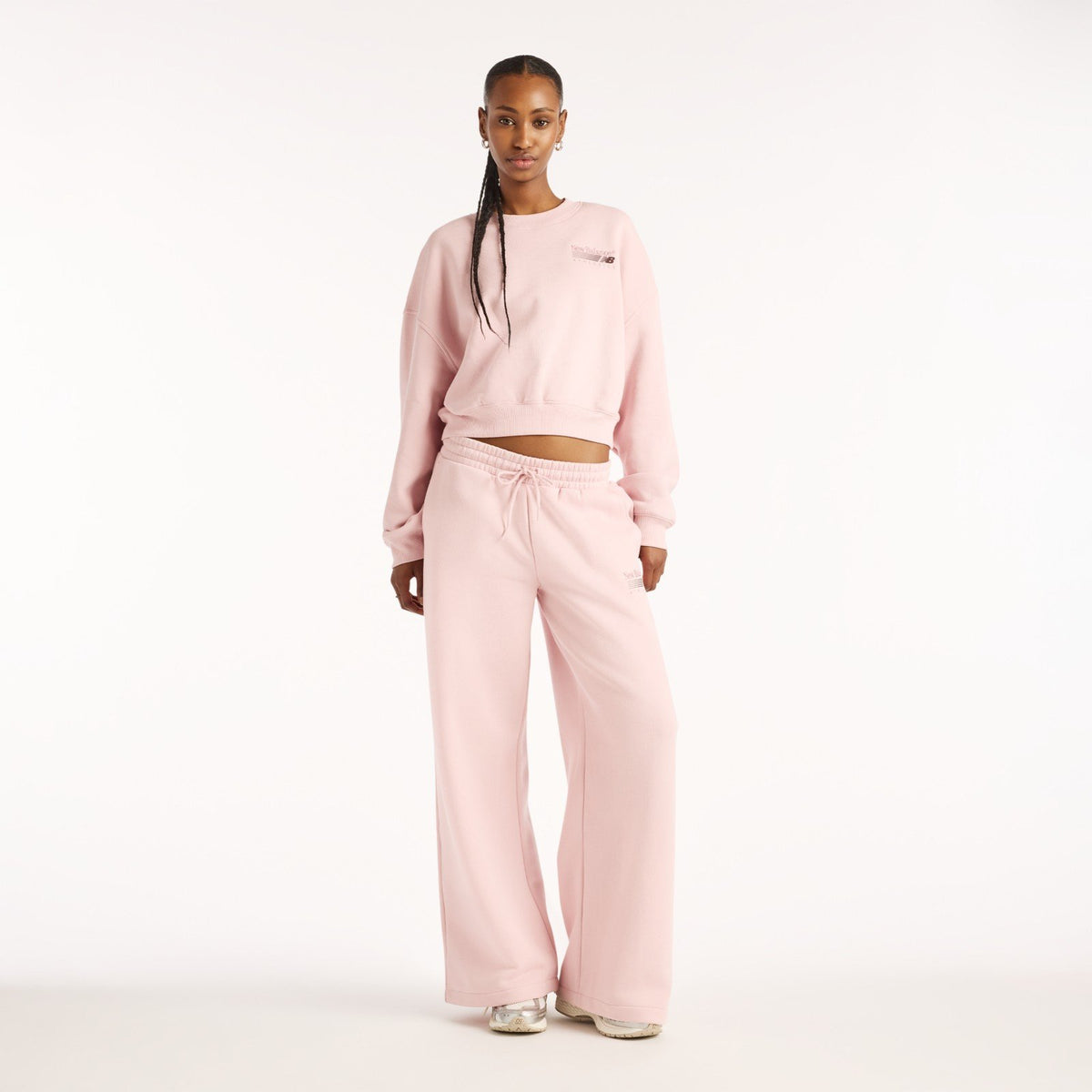 New Balance Felpa Girocollo Trackside Fleece Crew