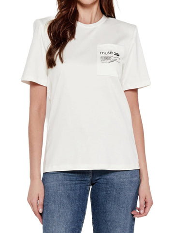 Elisabetta Franchi T-shirt con taschino