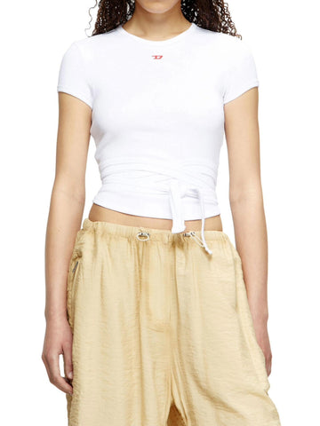 Diesel T-shirt con lacci incrociati T-Bunny-Tail