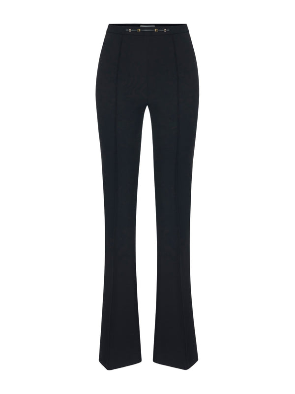 Pantaloni in doppio crêpe stretch