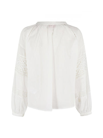 Ermanno Firenze Blusa con ricami